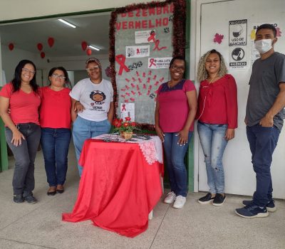 Mobilização da Saúde alusiva ao Dezembro Vermelho faz parada no bairro São Sebastião