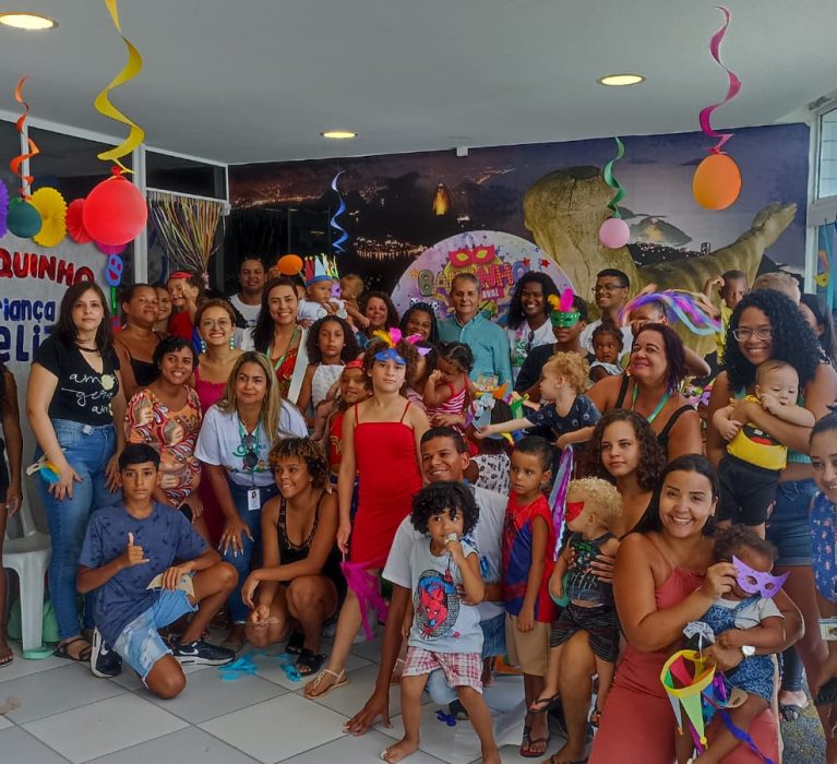 SEMAST promove bloquinho de carnaval para o público do Programa Social Criança Feliz