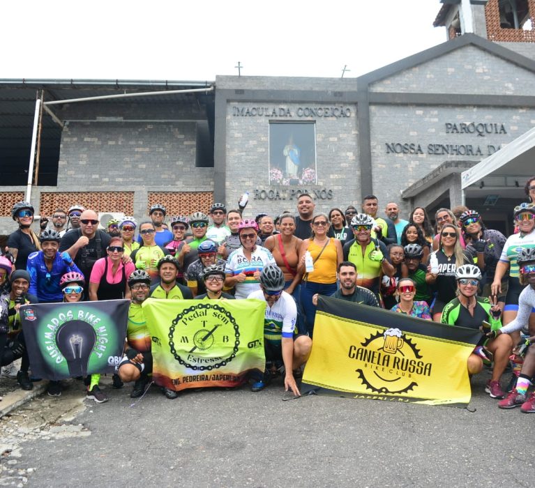 Pedalada Turística reuniu grupos de ciclistas em homenagem à Nossa Senhora da Conceição